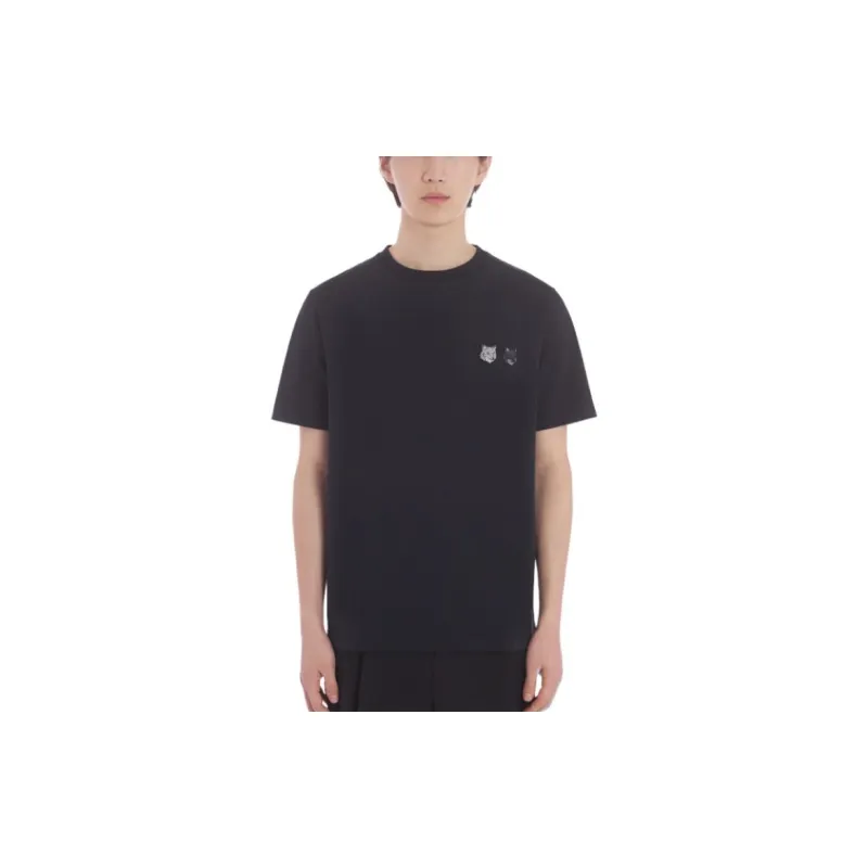 Maison Kitsune T Shirt Men's Black-3