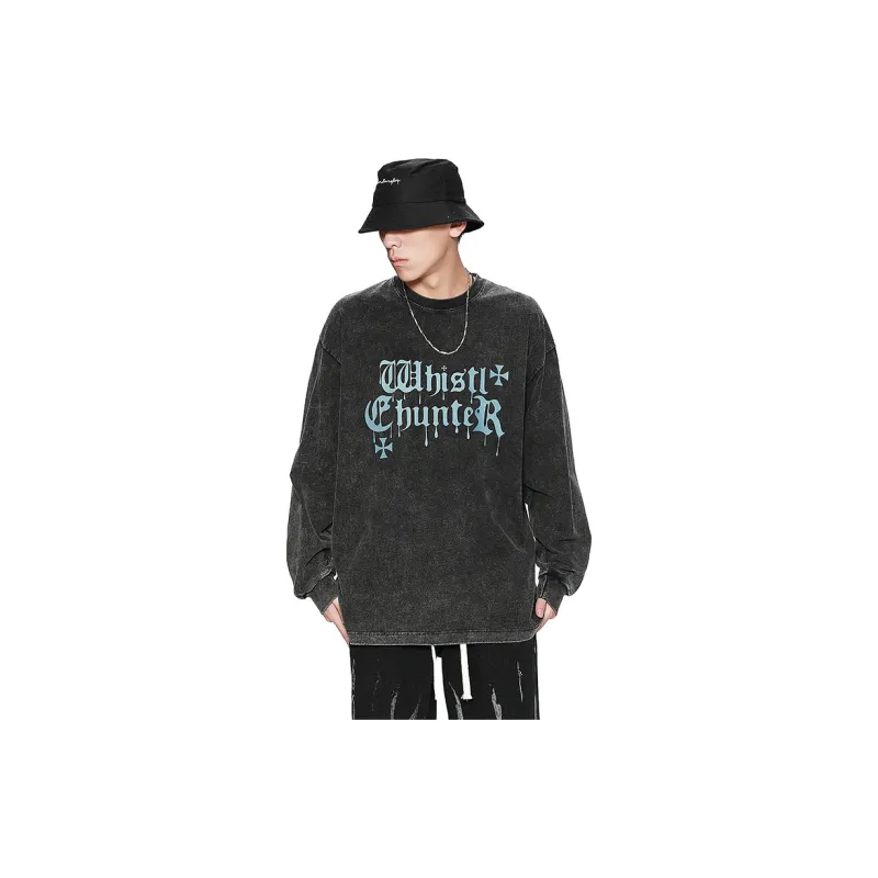 WHISTLEHUNTER T Shirts Men Black-6