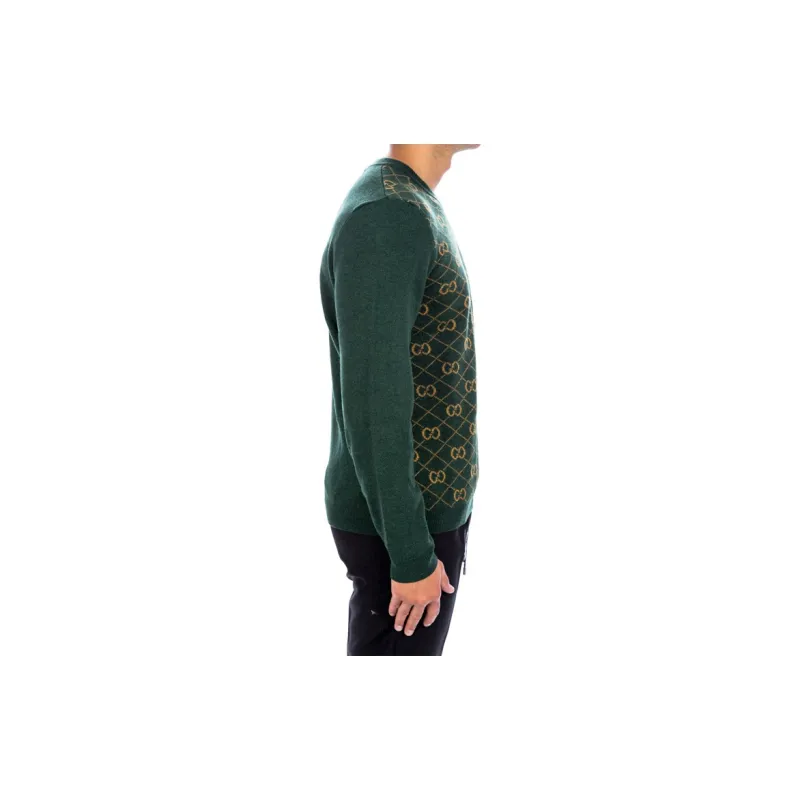 GUCCI Sweaters Men Dark Green-4