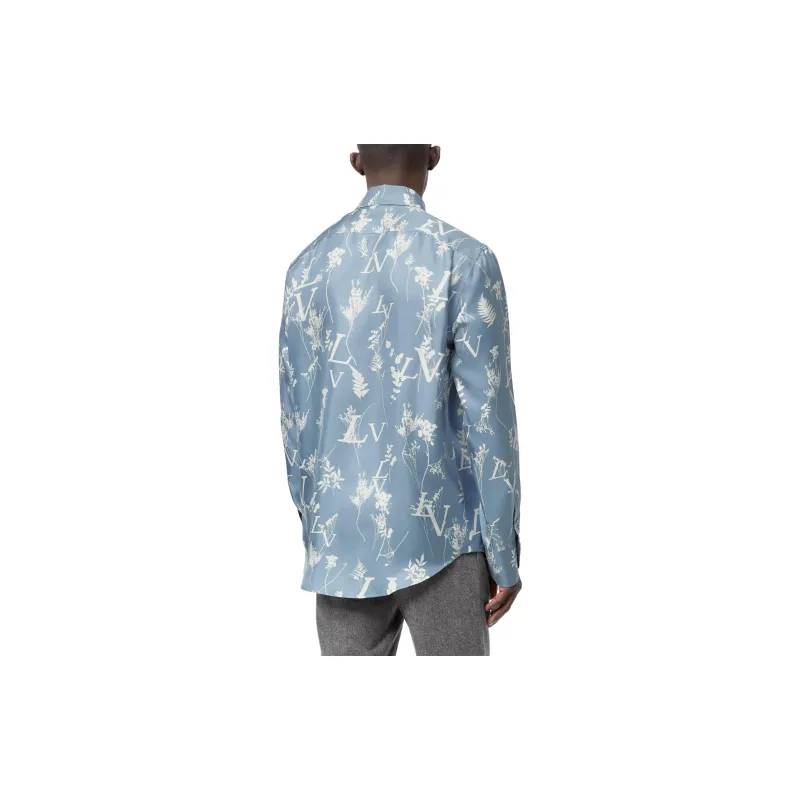 LOUIS VUITTON SS23 Shirt Men's Blue-3