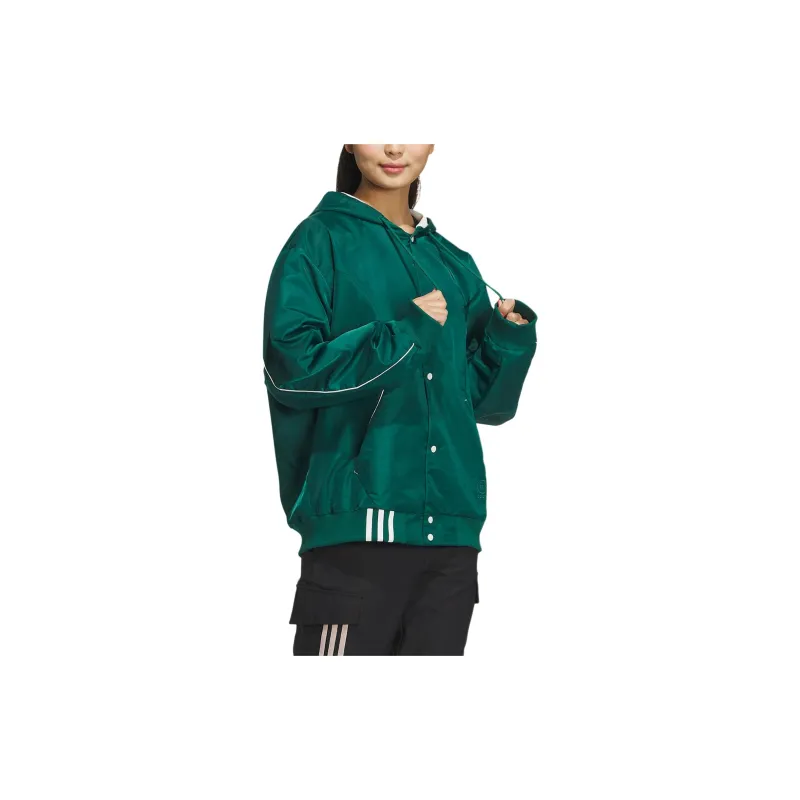 Adidas Neo Velvet feel Coat Unisex Forest Green-2