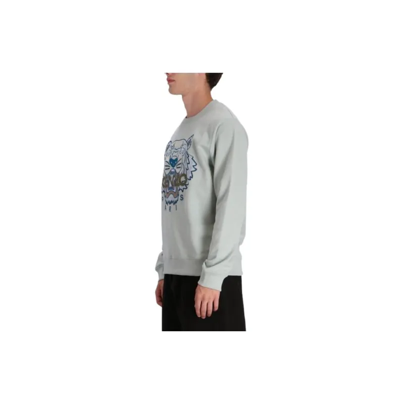 KENZO Sweatshirts Men Light Green-6