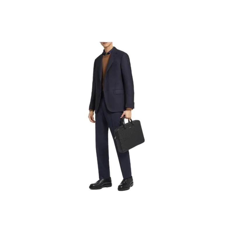 Ermenegildo Zegna Tapered Leg Tailored Trousers-1