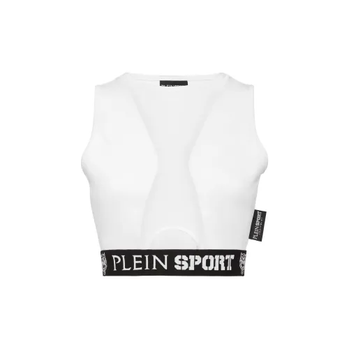 PLEIN SPORT Tank Tops Women's White