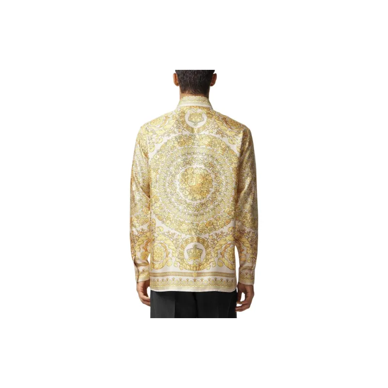 VERSACE Shirts Men Yellow-3
