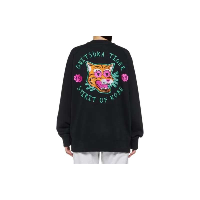 Onitsuka Tiger Sweatshirt Unisex Black-2