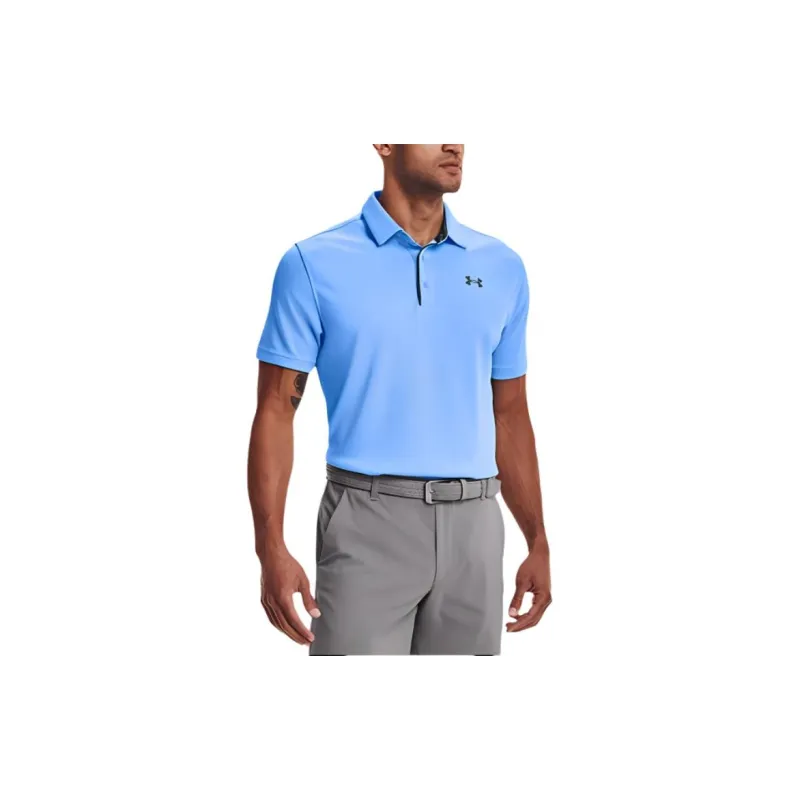 Under Armour Polo Shirts Men Light Blue-3