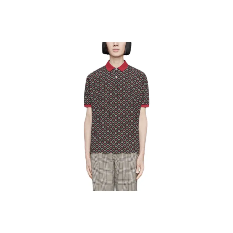 GUCCI Polo Shirt Men's Multicolor-2