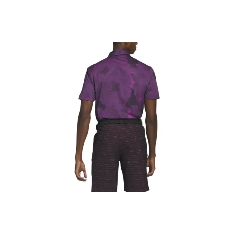 Adidas Free Shipping With AdiClub Flower Mesh Golf Polo Shirt-2