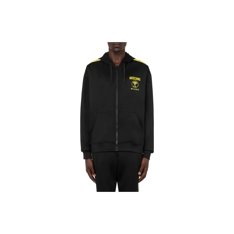 MOSCHINO Zipped Drawstring Hoodie-2