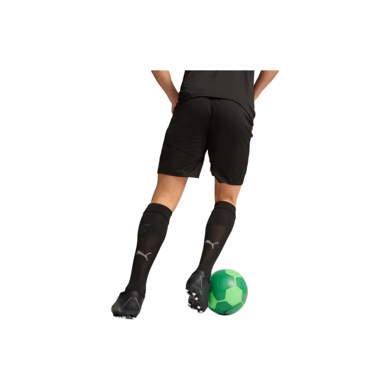 PUMA Borussia Mönchengladbach SS24 Soccer Bottoms Men's Black Gray Color-3