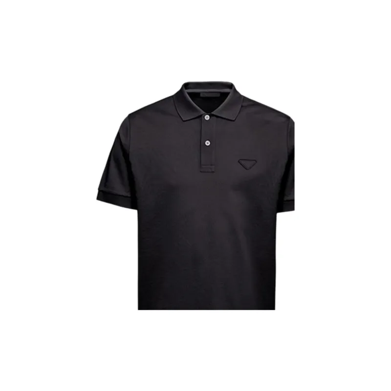 PRADA SS24 Polo Shirt Men's Black-5