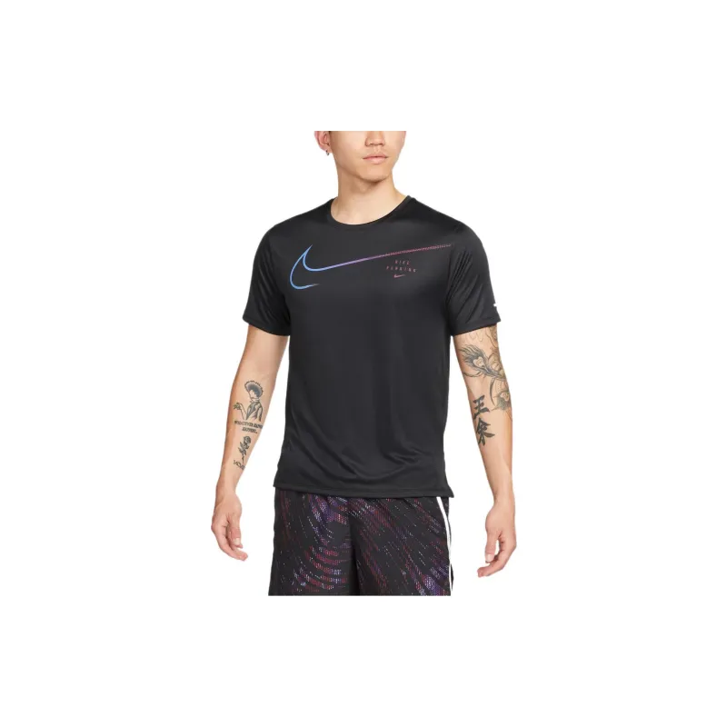 Nike Dri Fit T Shirts Men Black-2