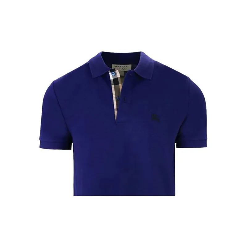 Burberry Oxford Logo Embroidered Polo Shirt-4