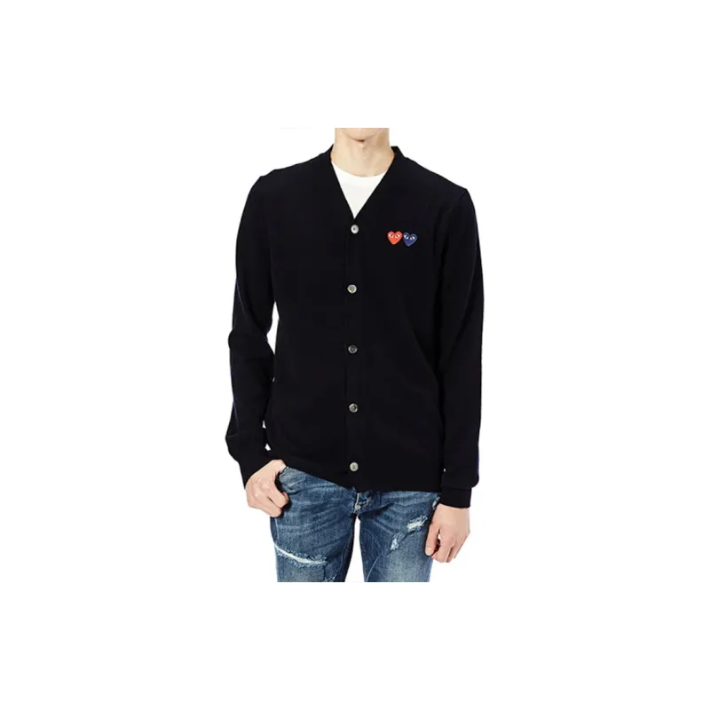 CDG Play Sweater Men's Marine Blue-2