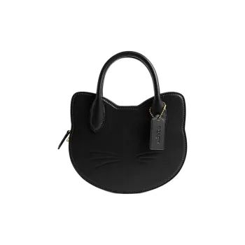 COACH Legacy Glove Tanned Leather Shoulder Bag, Crossbody Bag, Handbag Small Size Women's Black