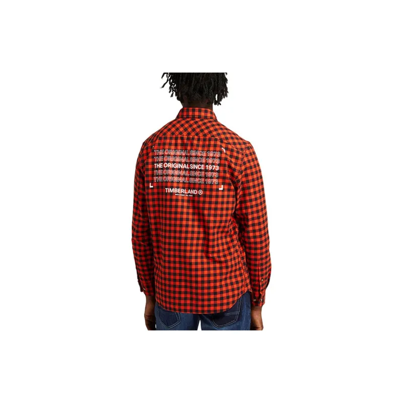 Timberland Shirt Men's Citrus Orange-4