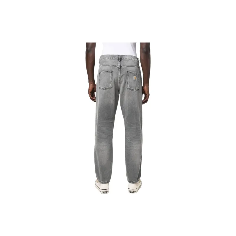 Carhartt WIP Newel Logo Patch Straight Leg Jeans-2