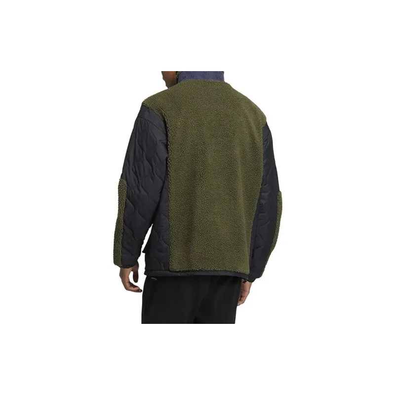Adidas Neo Velvet Jackets Men Green-4