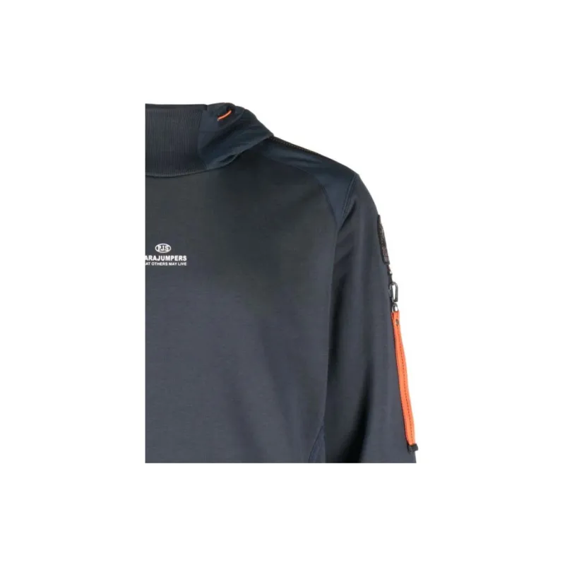 PARAJUMPERS Electra Logo print Fleece Hoodie-4