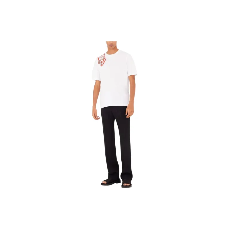 Ferragamo T-Shirts Men White-1