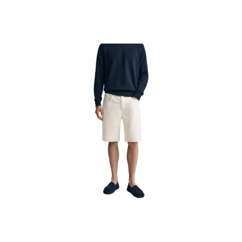 ZARA Denim Shorts Men's Frosted White-2