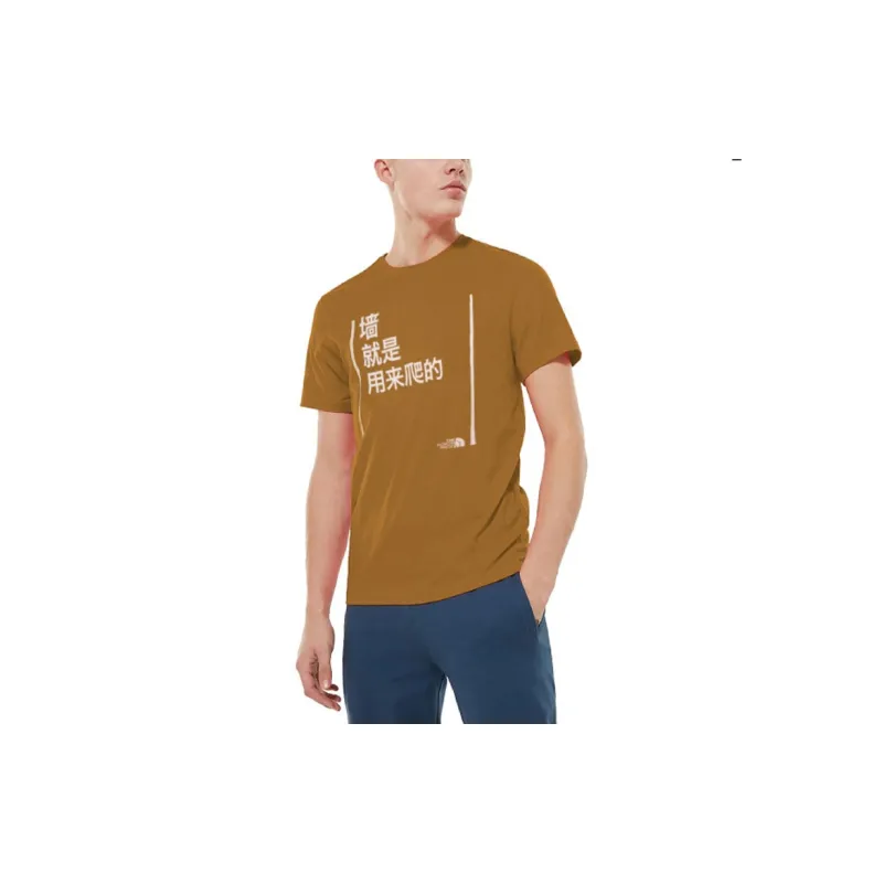 THE NORTH FACE T Shirts Unisex Brown-3