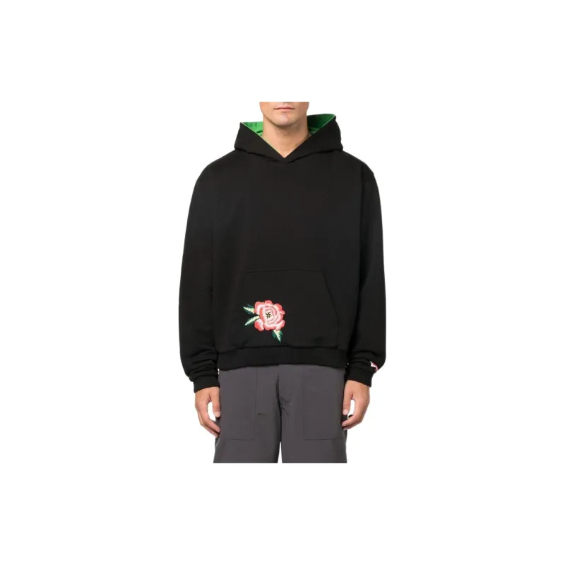 KENZO Embroidered motif Cotton Hoodie-7