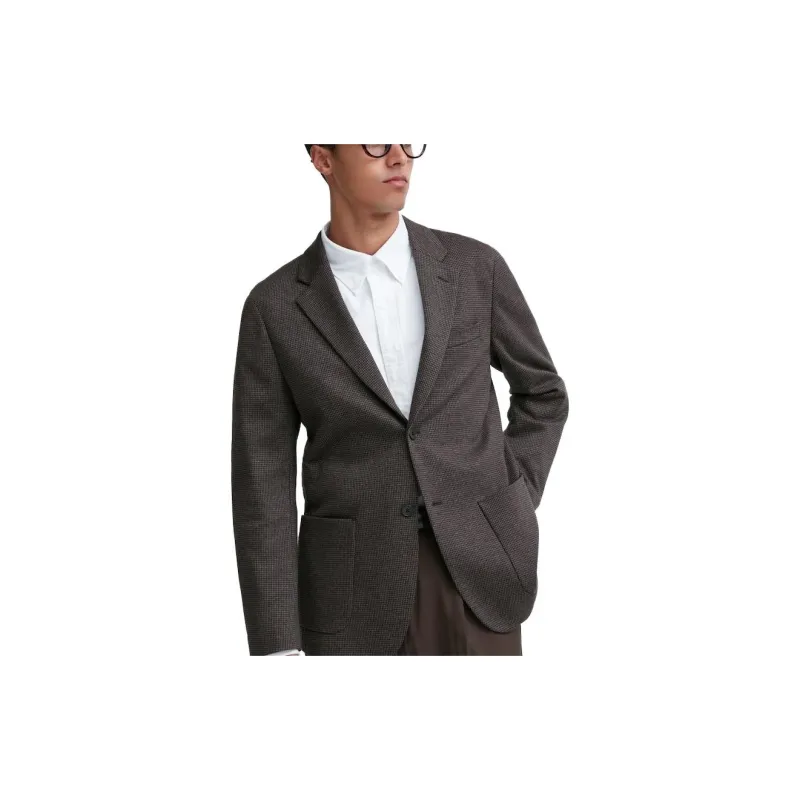 UNIQLO Business Suit Men's Brown Black-1