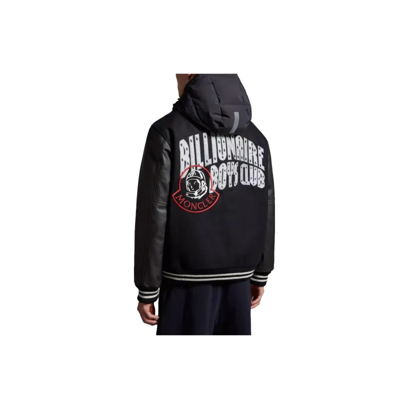 Ice Cream X Moncler X BBC ICECREAM Co-branded Series Jackets Unisex Black-3