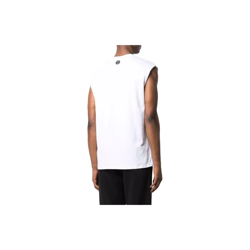 PHILIPP PLEIN Logo Sleeveless Top-2