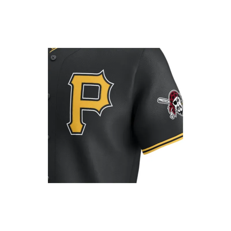 Nike Pittsburgh Pirates Men's Nike Dri FIT Adv Mlb Limited Jersey-2