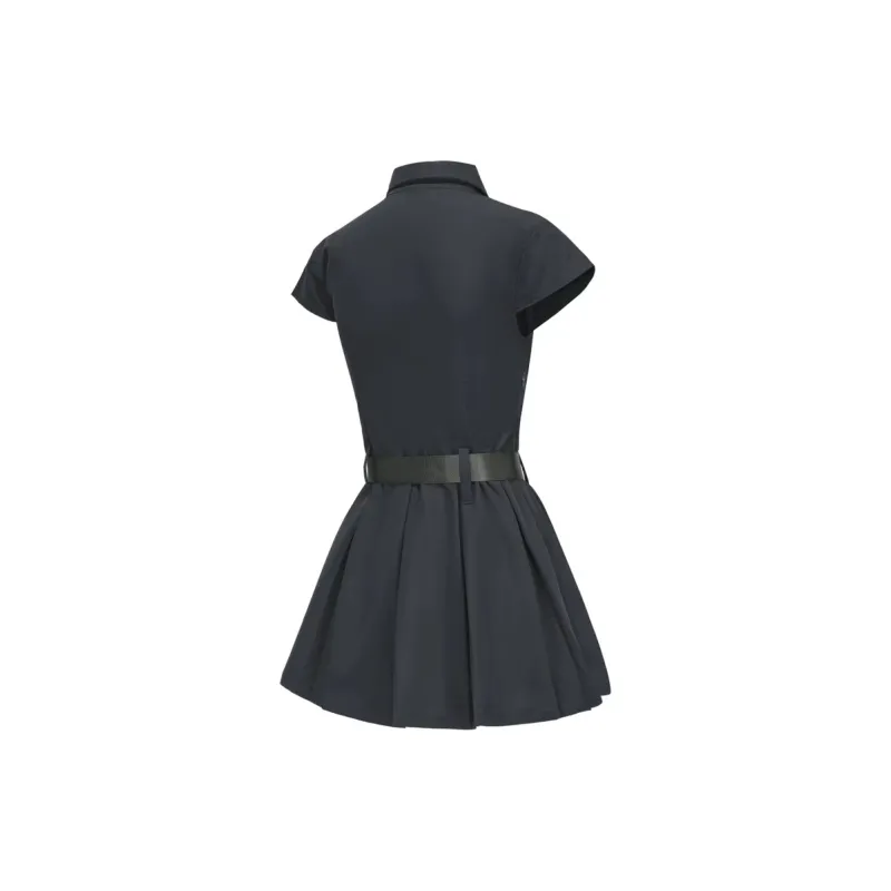 Incolore Short Sleeved Dresses Women's Dark Gray-1