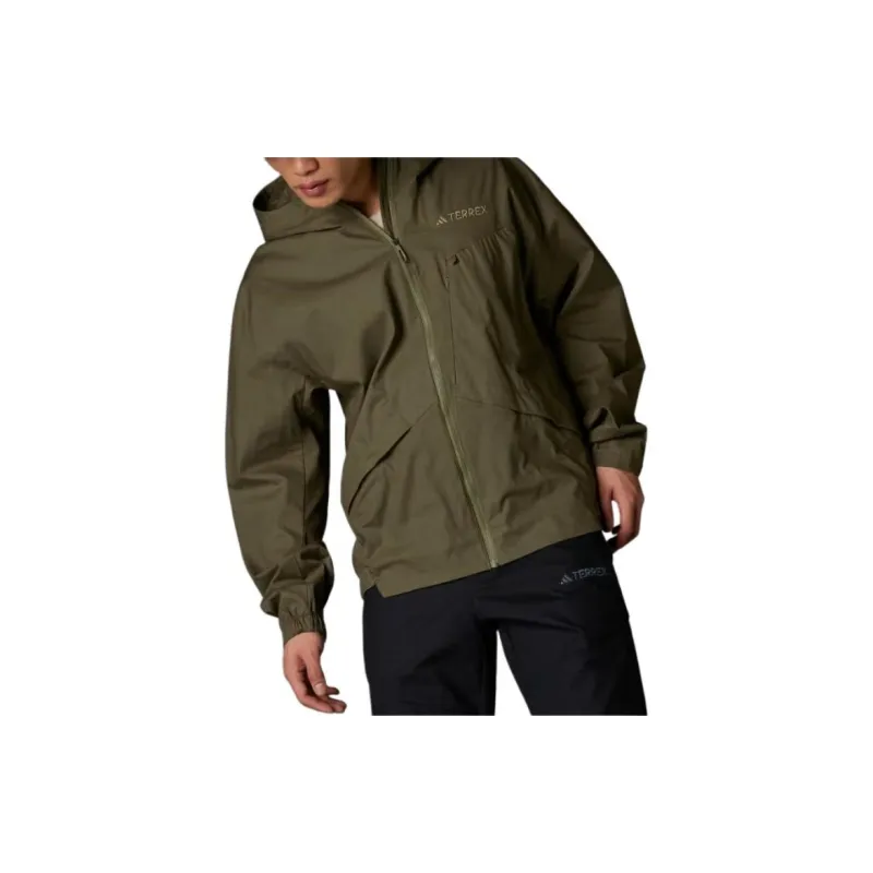 Adidas Terrex Xploric Wind Jacket Jackets Coats Men's Army Green-2