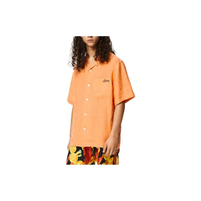 LOEWE Linen Bowling Shirt-1