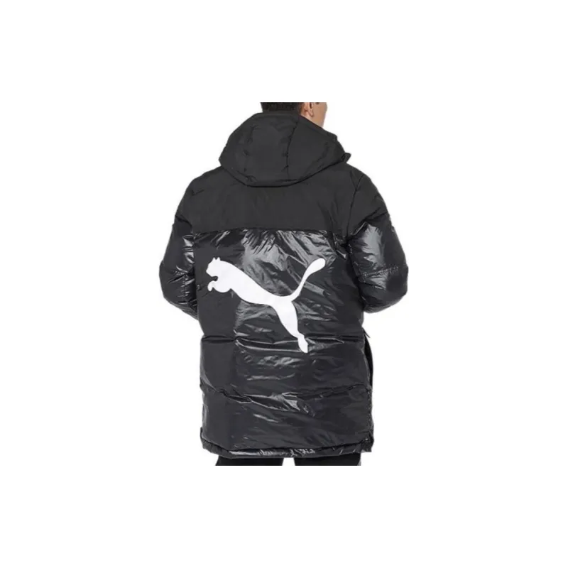 PUMA Down Jackets Men Black-4