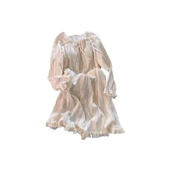 Ta Yan Nightgown Women's Apricot