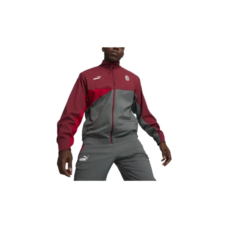 PUMA x AC MILAN LIANMINGKUAN Jackets Coats Men's Dark Gray-2