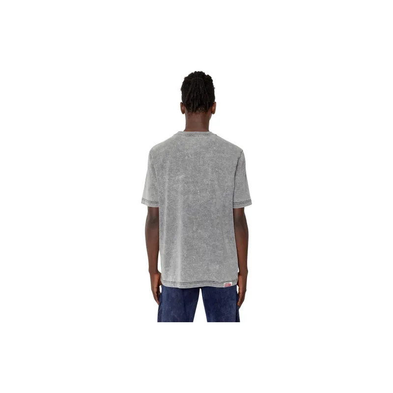 DIESEL T Shirts Men Gray-2