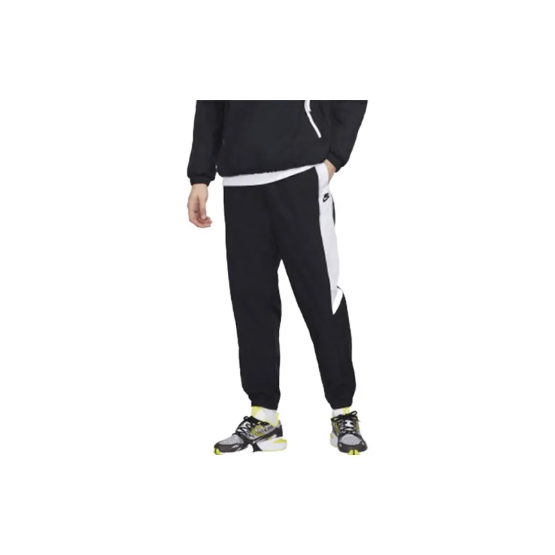Nike Knitted Sweatpants Men's Black White-5