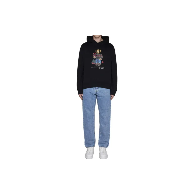 Polo Ralph Lauren Bear Printed Drawstring Hoodie-6