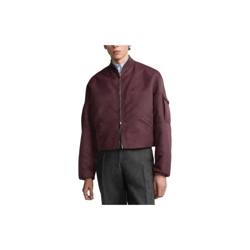 DIOR Jackets Coats Men's Burgundy-3