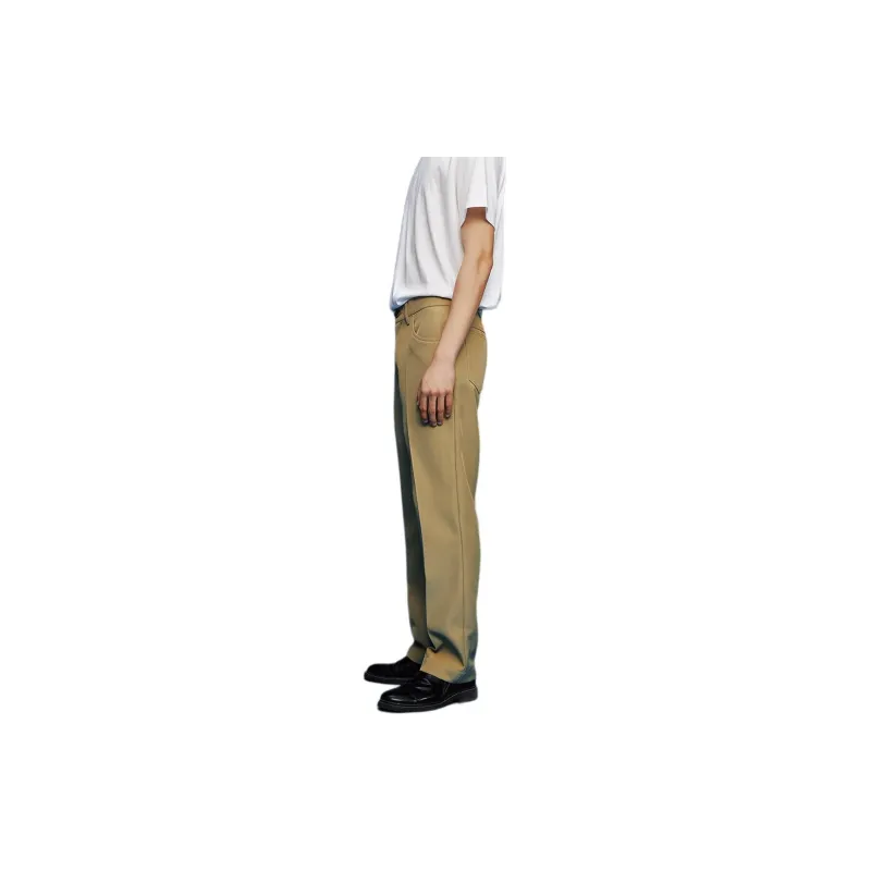 Crying Center Casual Pants Unisex Khaki-2