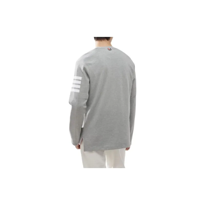THOM BROWNE 4 Bar Striped Crewneck Sweatshirt-3