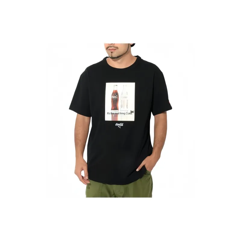 PUMA X Coca Cola T Shirt Men's Black-2