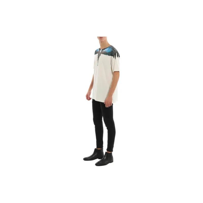 MARCELO BURLON COUNTY OF MILAN T Shirt Men's Ecru-2