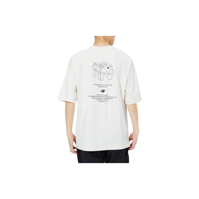 New Balance T Shirts Men White-3