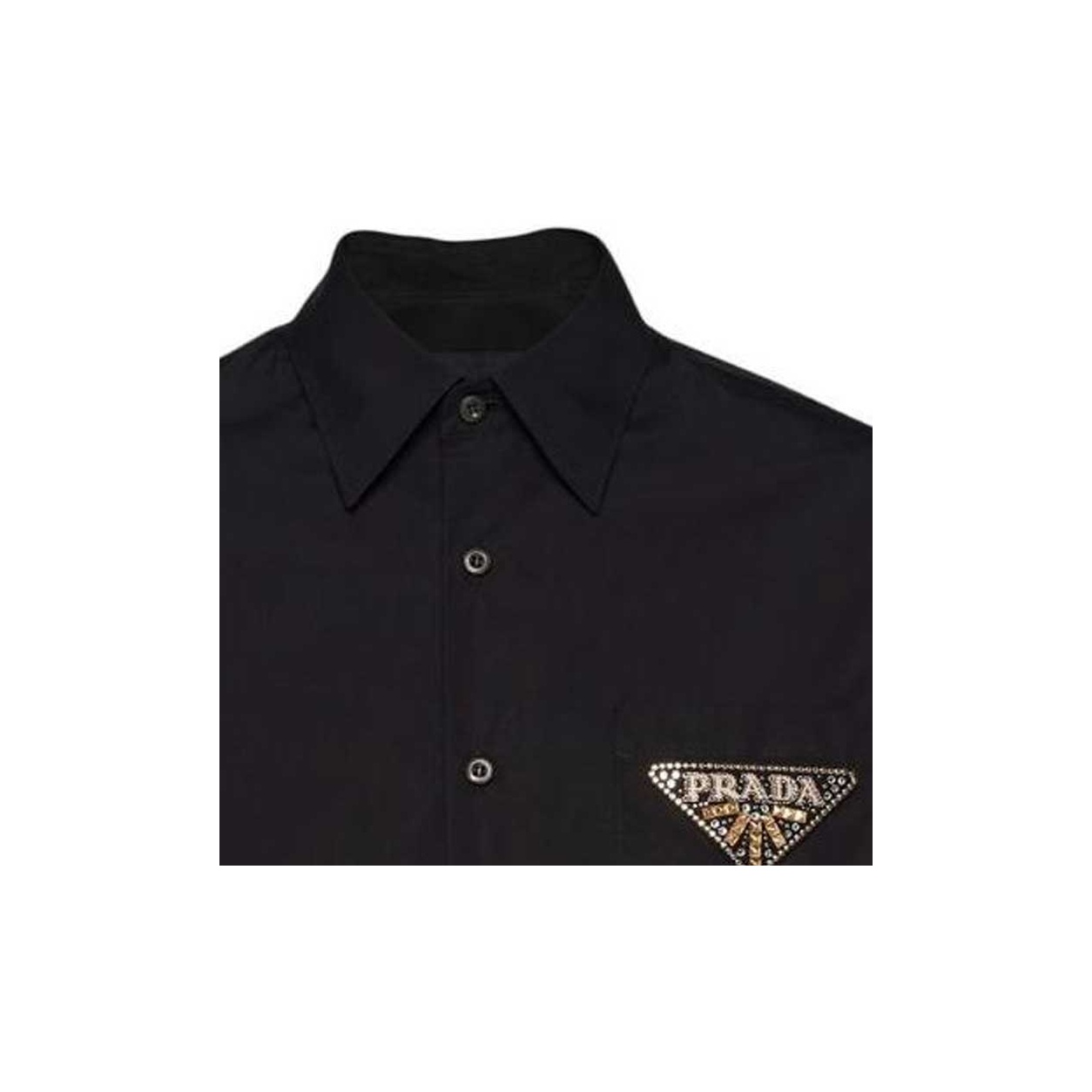 PRADA Shirts Men Black - POIZON