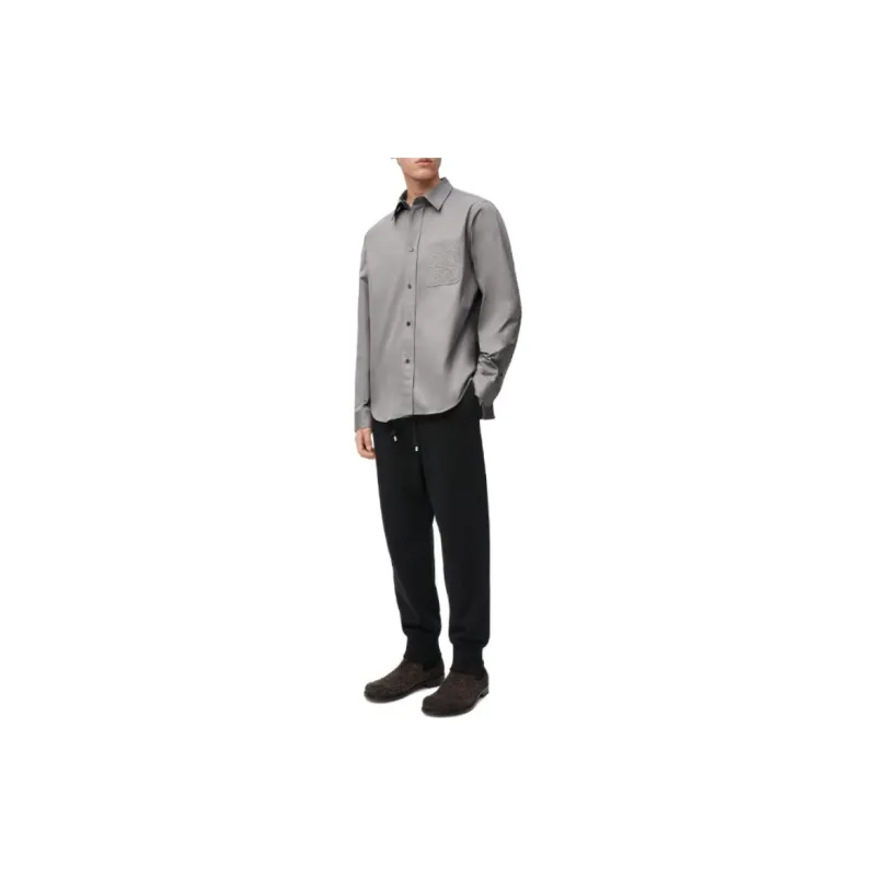 LOEWE Shirts Men Gray-2