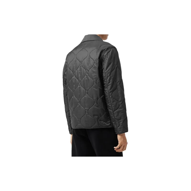 Burberry Puffer Jackets Men Dark Gray-1